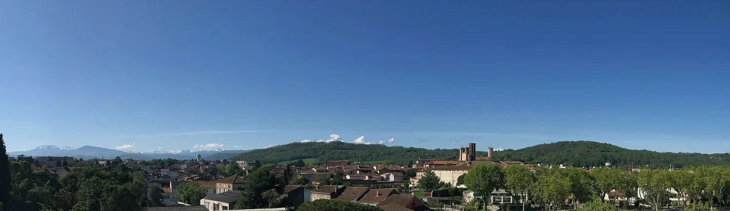 Vue de Pamiers — Ariège (09), état des risques (ERP)