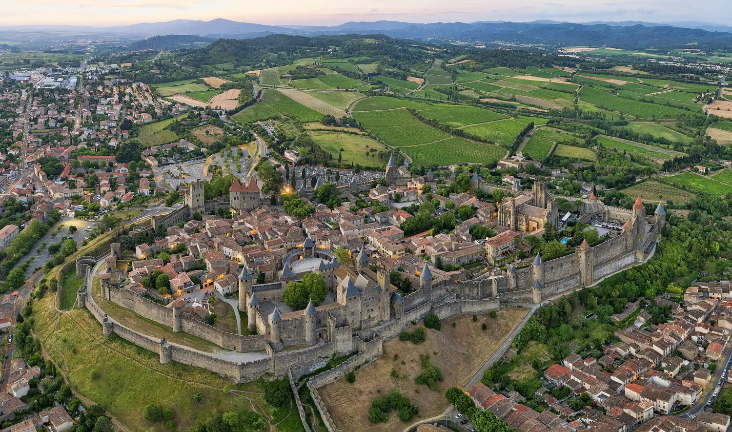 Vue de Carcassonne (Aude) — état des risques et pollutions (ERP)