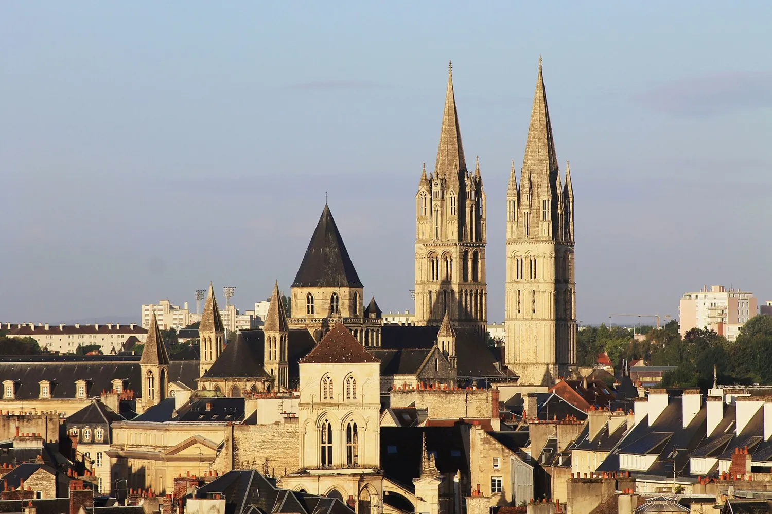 Vue de Caen (Calvados) — état des risques et pollutions (ERP)