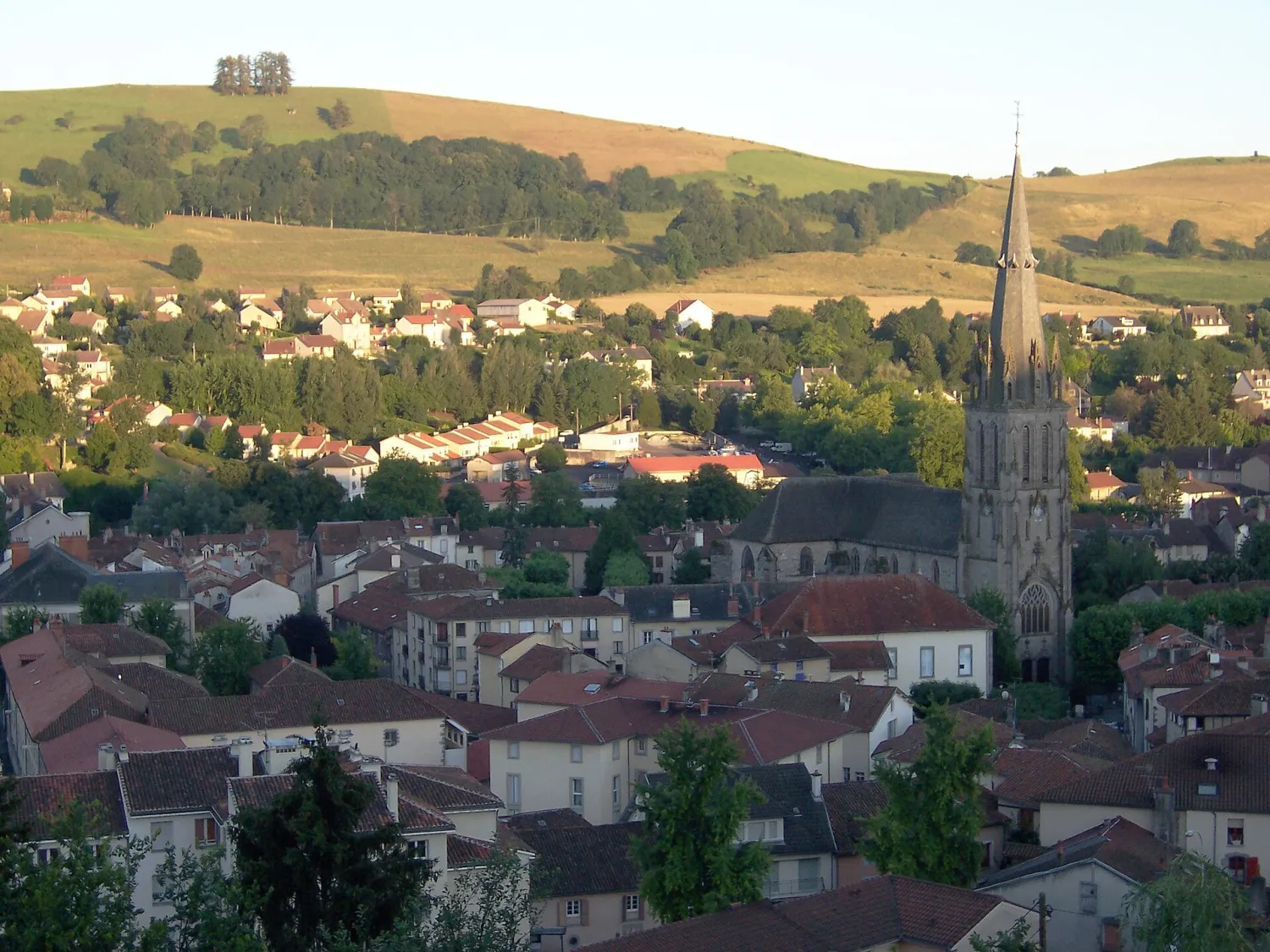 Vue de Aurillac — Cantal (15), état des risques (ERP)