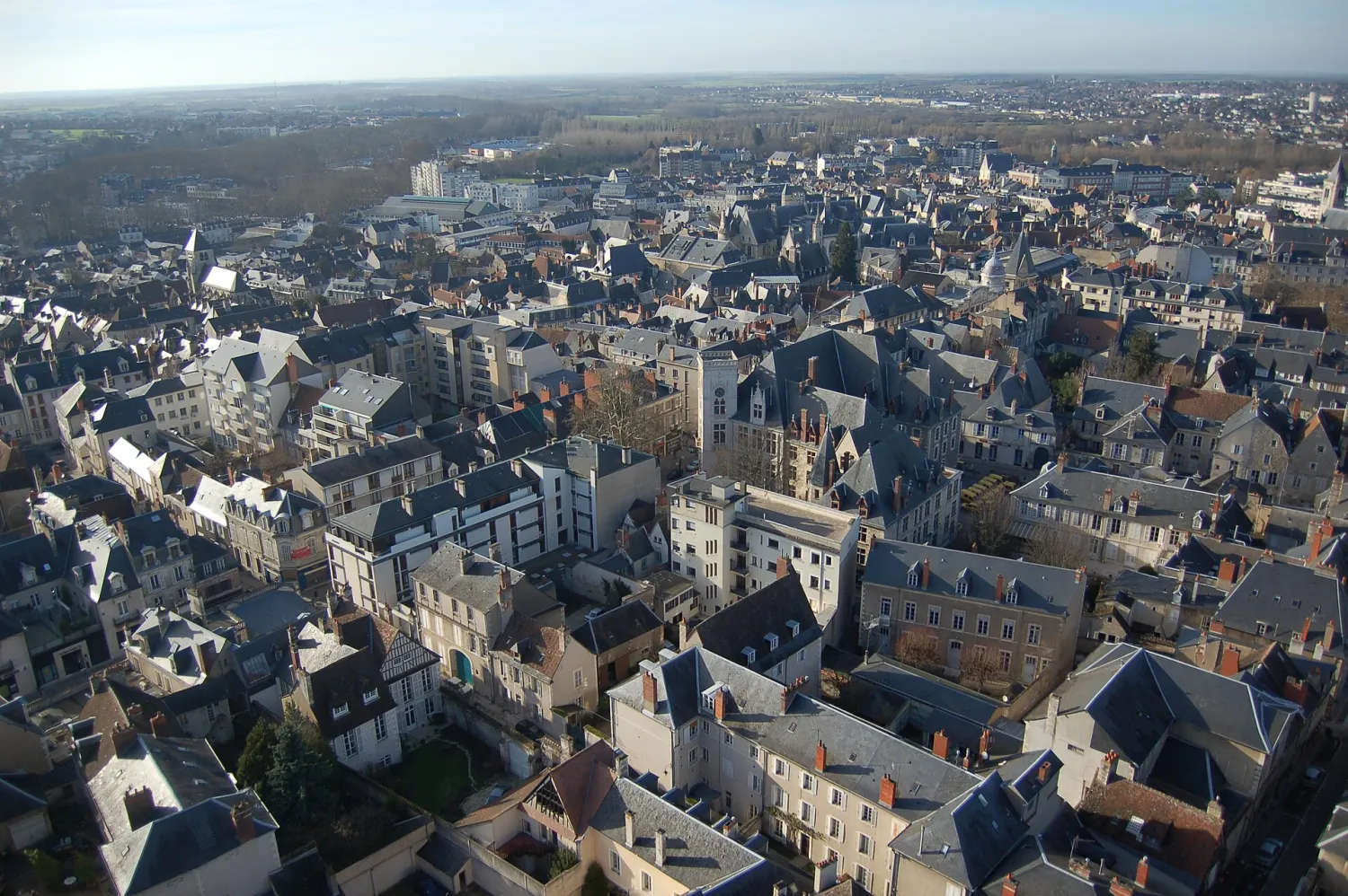 Vue de Bourges (Cher) — état des risques et pollutions (ERP)