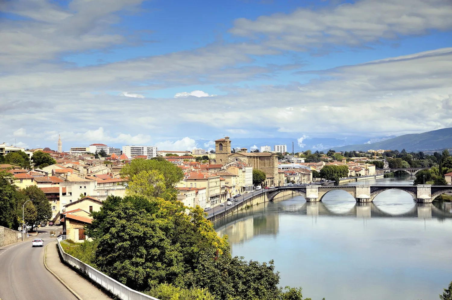 Vue de Romans-sur-Isère (Drôme) — état des risques et pollutions (ERP)