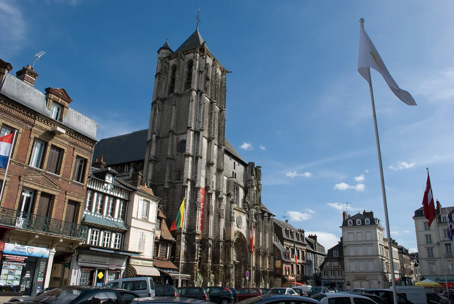 Vue de Pont-Audemer (Eure) — état des risques et pollutions (ERP)