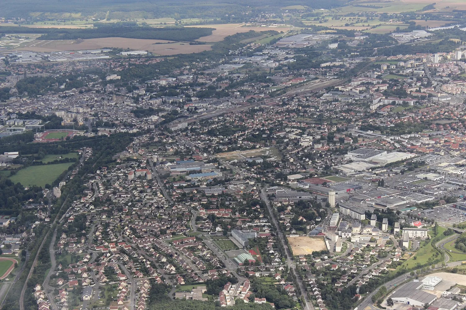 Vue de Vernouillet (Eure-et-Loir) - état des risques et pollutions (ERP)