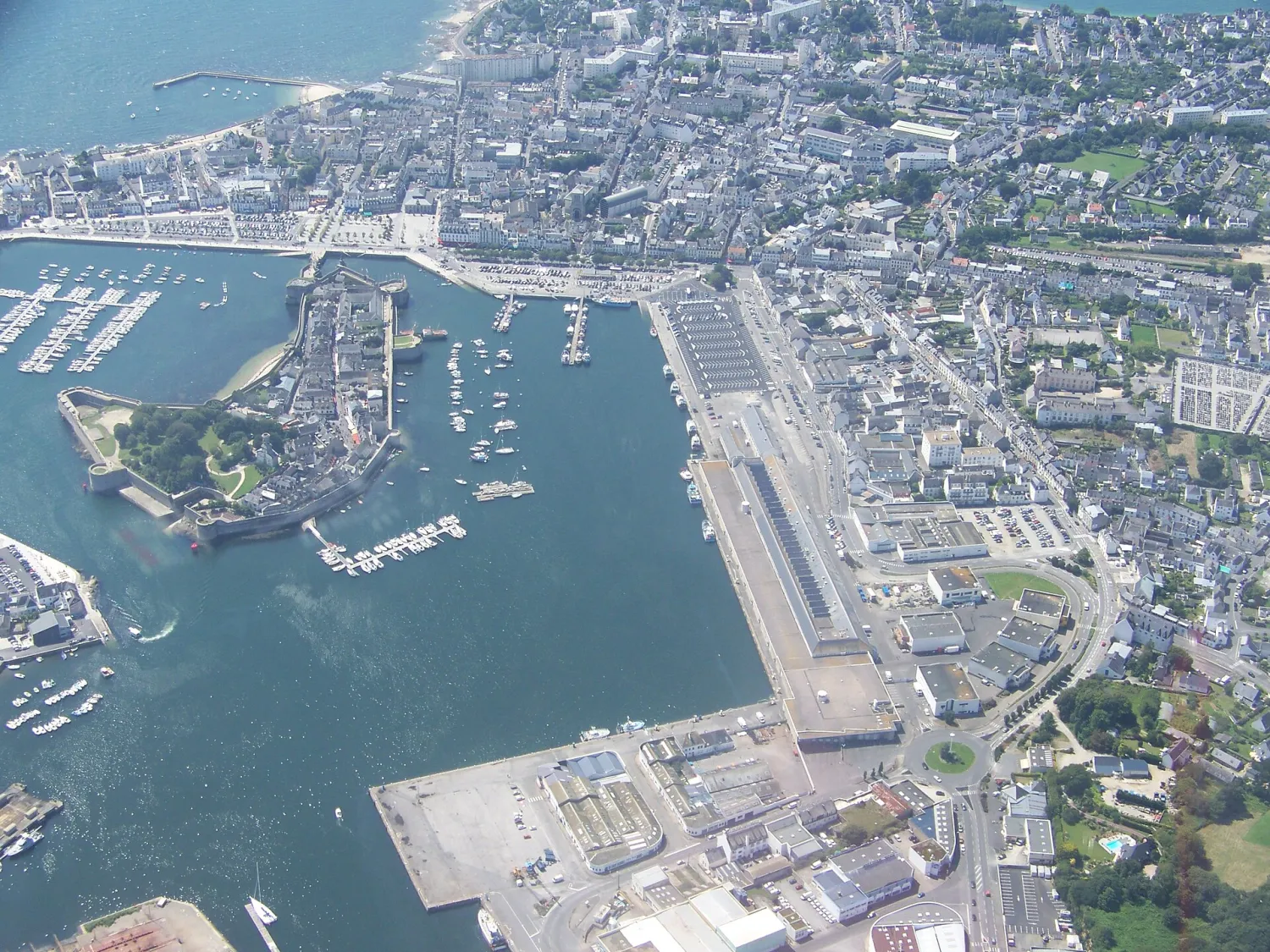 Vue de Concarneau (Finistère) — état des risques et pollutions (ERP)