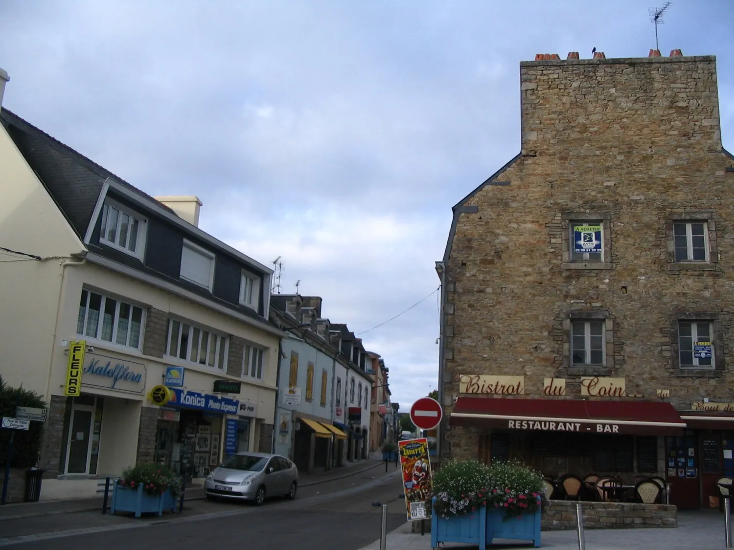 Vue de Fouesnant (Finistère) — état des risques et pollutions (ERP)