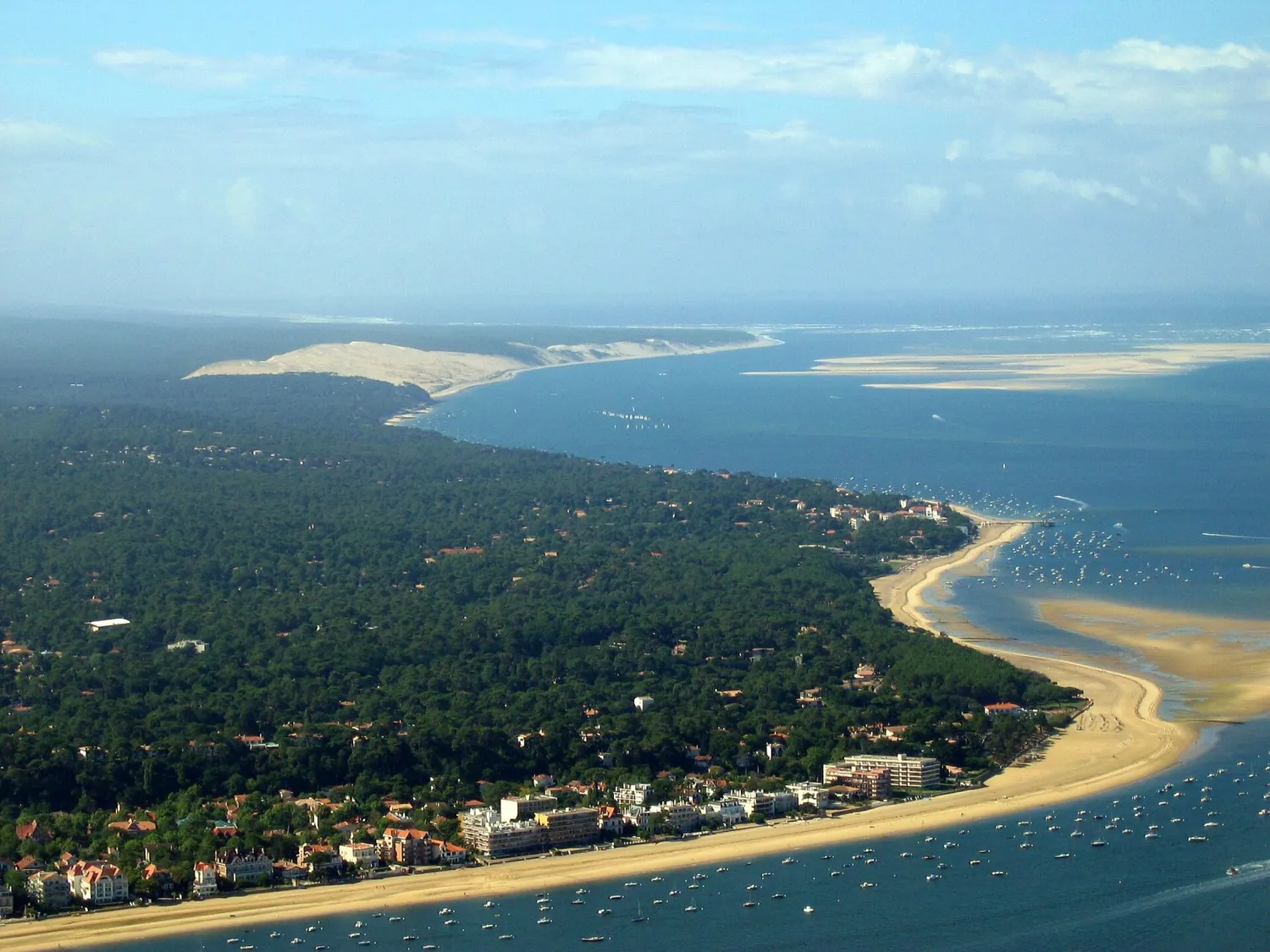 Vue de Arcachon (Gironde) — état des risques et pollutions (ERP)