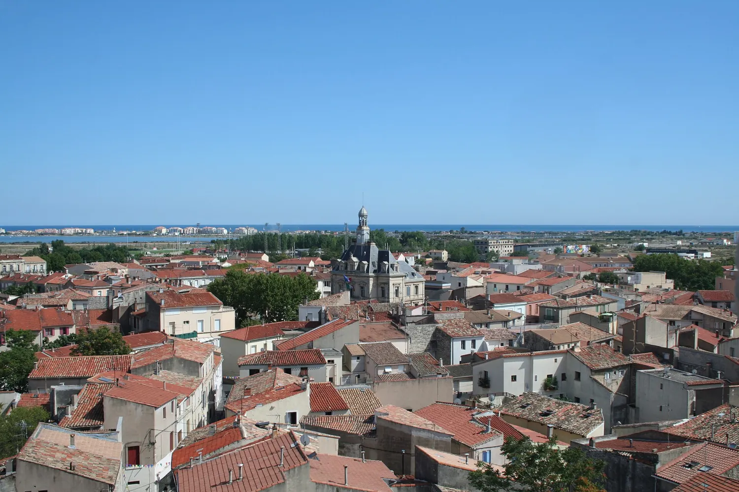 Vue de Frontignan (Hérault) — état des risques et pollutions (ERP)