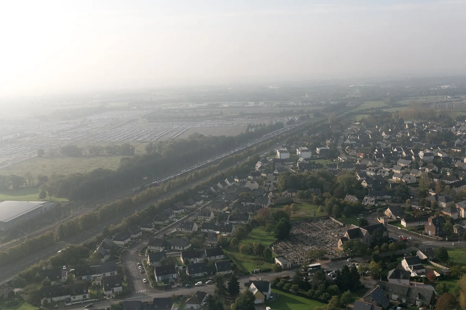 Vue de Saint-Jacques-de-la-Lande (Ille-et-Vilaine) — état des risques et pollutions (ERP)