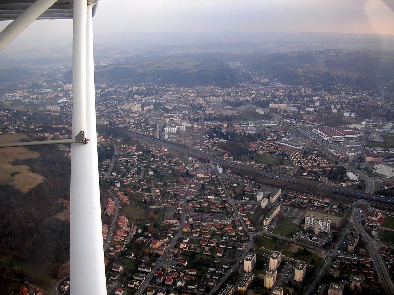 Vue de Bourgoin-Jallieu (Isère) — état des risques et pollutions (ERP)