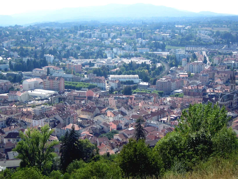 Vue de Voiron (Isère) — état des risques et pollutions (ERP)