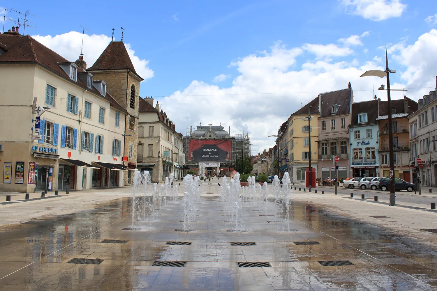 Vue de Lons-le-Saunier (Jura) — état des risques et pollutions (ERP)