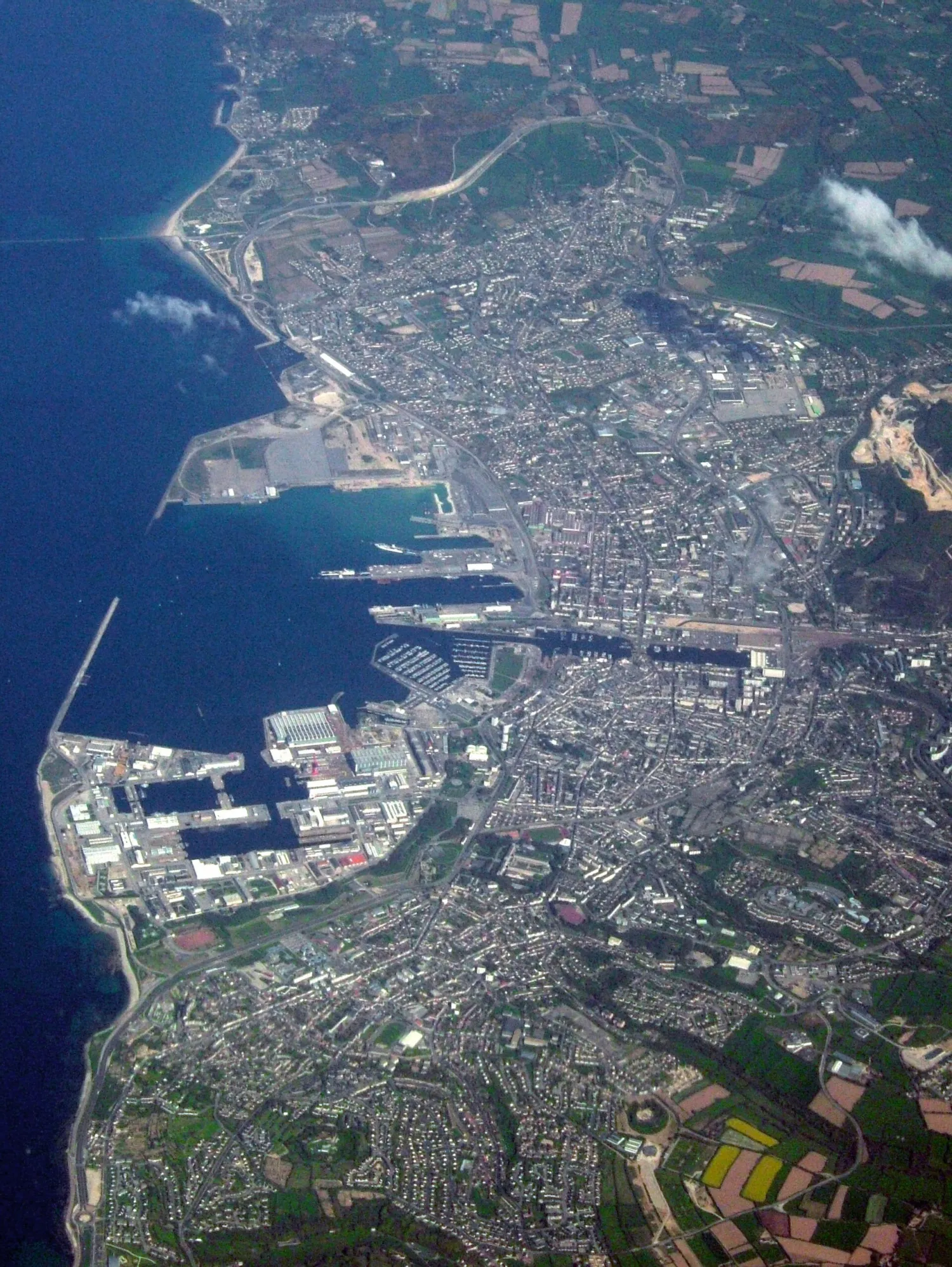 Vue de Cherbourg-en-Cotentin — Manche (50), état des risques (ERP)