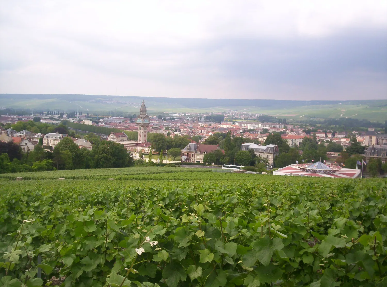Vue de Épernay (Marne) — état des risques et pollutions (ERP)