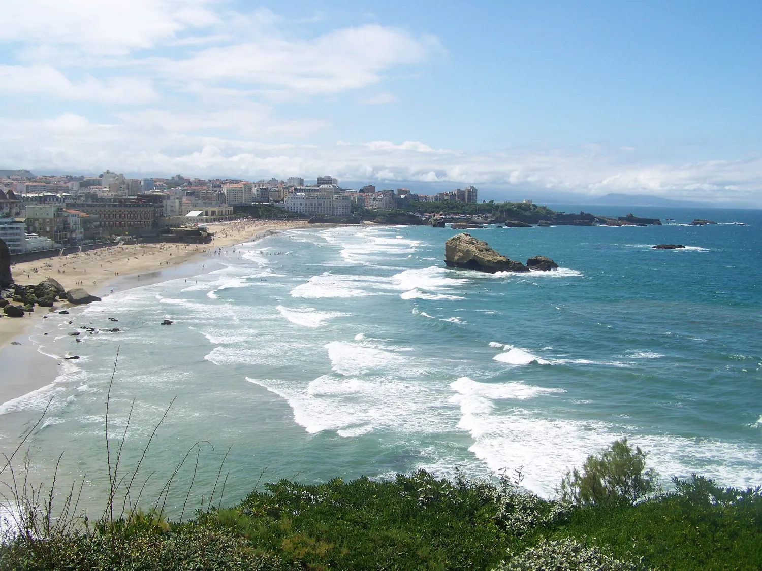 Vue de Biarritz (Pyrénées-Atlantiques) — état des risques et pollutions (ERP)