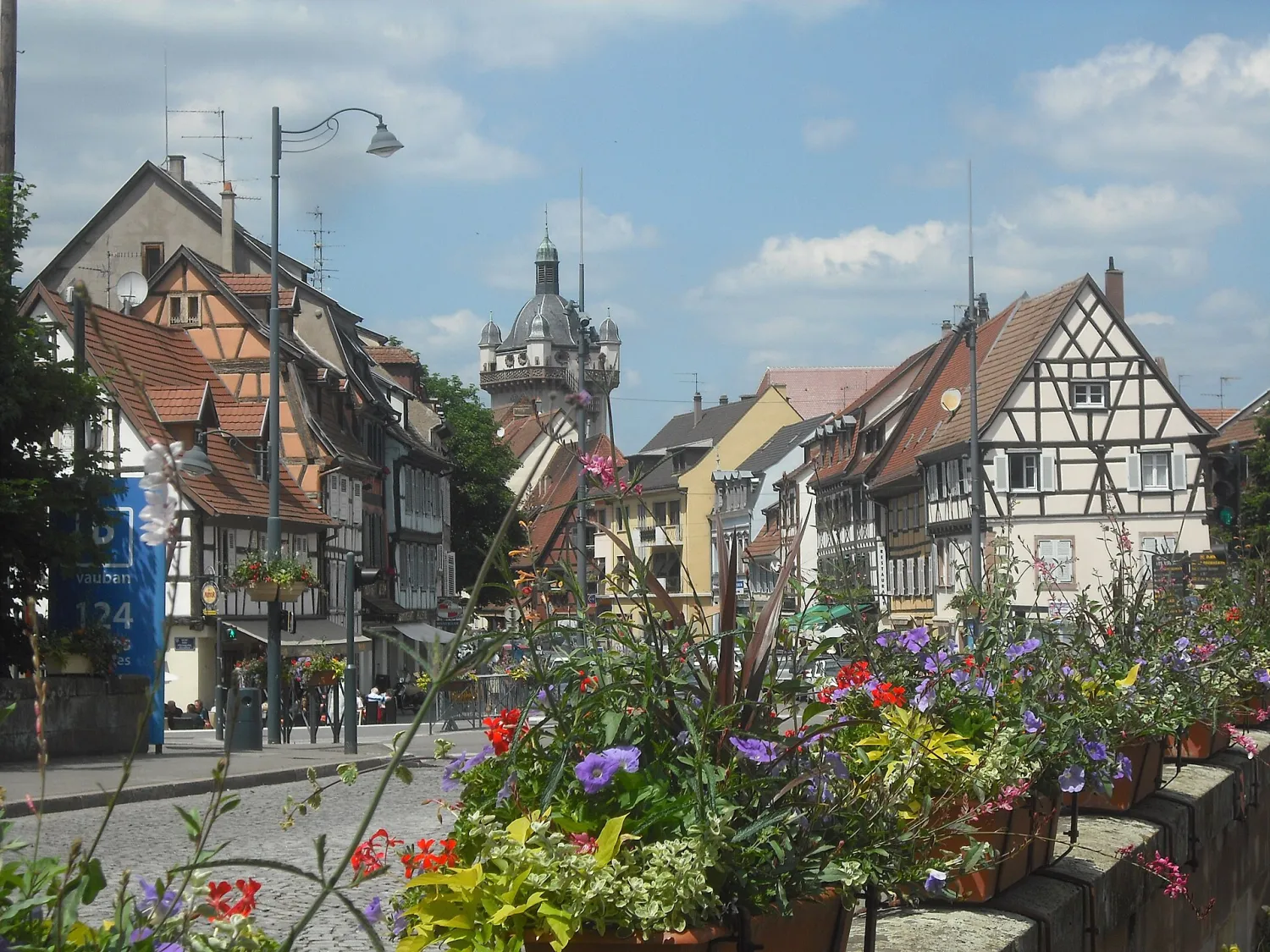 Vue de Sélestat (Bas-Rhin) — état des risques et pollutions (ERP)