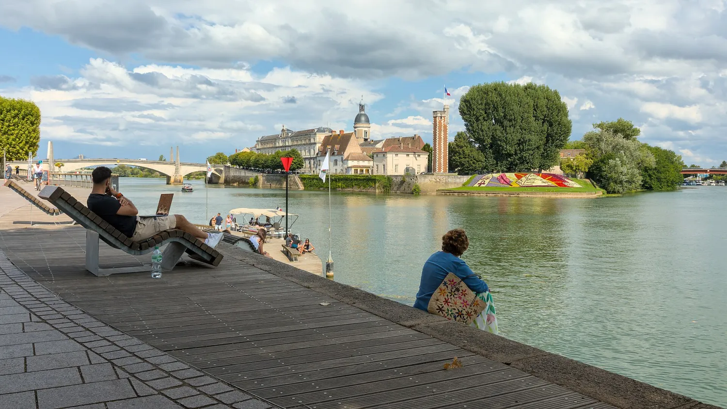 Vue de Chalon-sur-Saône (Saône-et-Loire) — état des risques et pollutions (ERP)