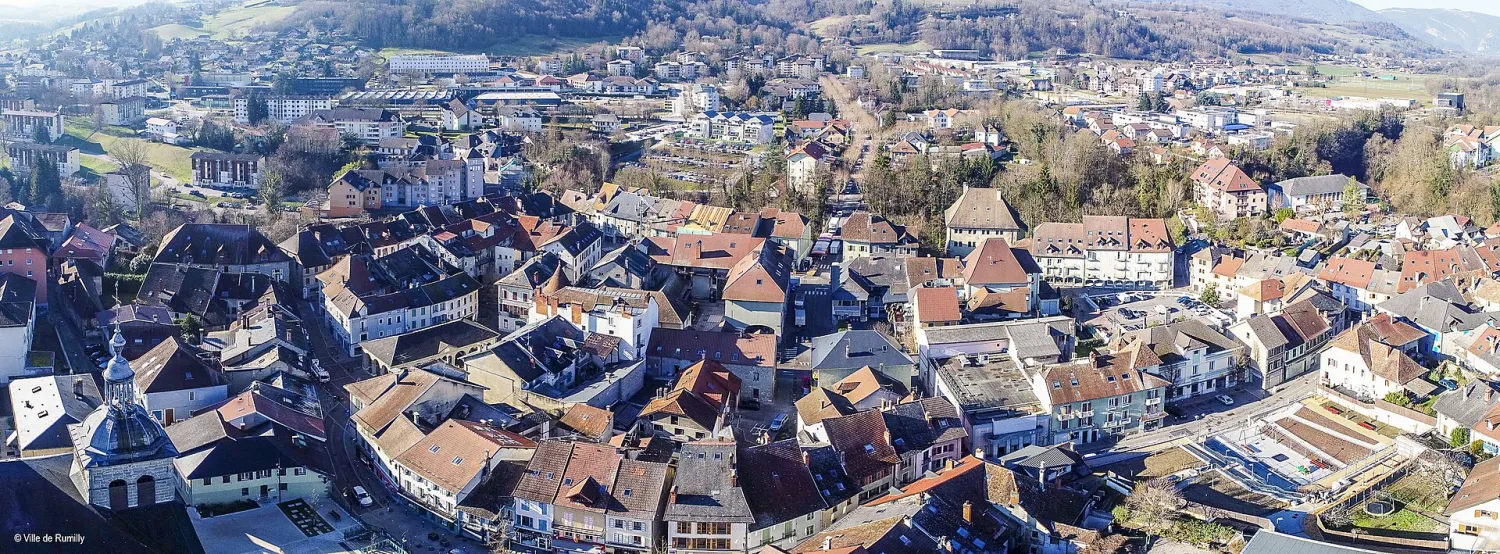 Vue de Rumilly (Haute-Savoie) - état des risques et pollutions (ERP)