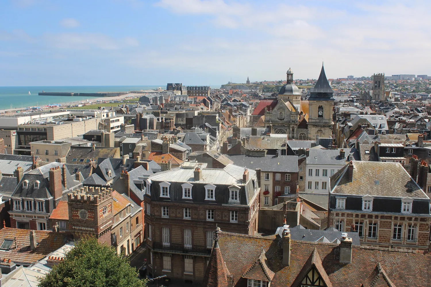 Vue de Dieppe (Seine-Maritime) — état des risques et pollutions (ERP)