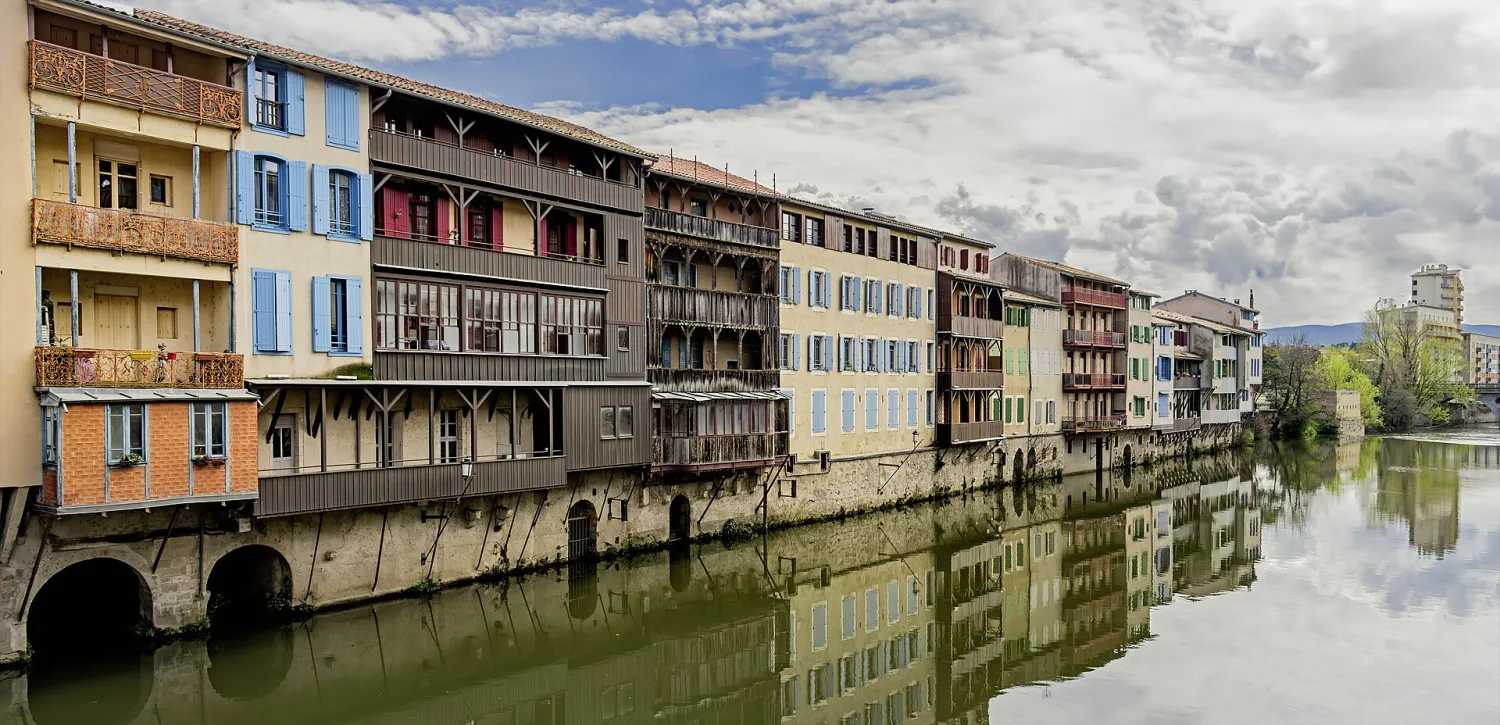 Vue de Castres (Tarn) - état des risques et pollutions (ERP)