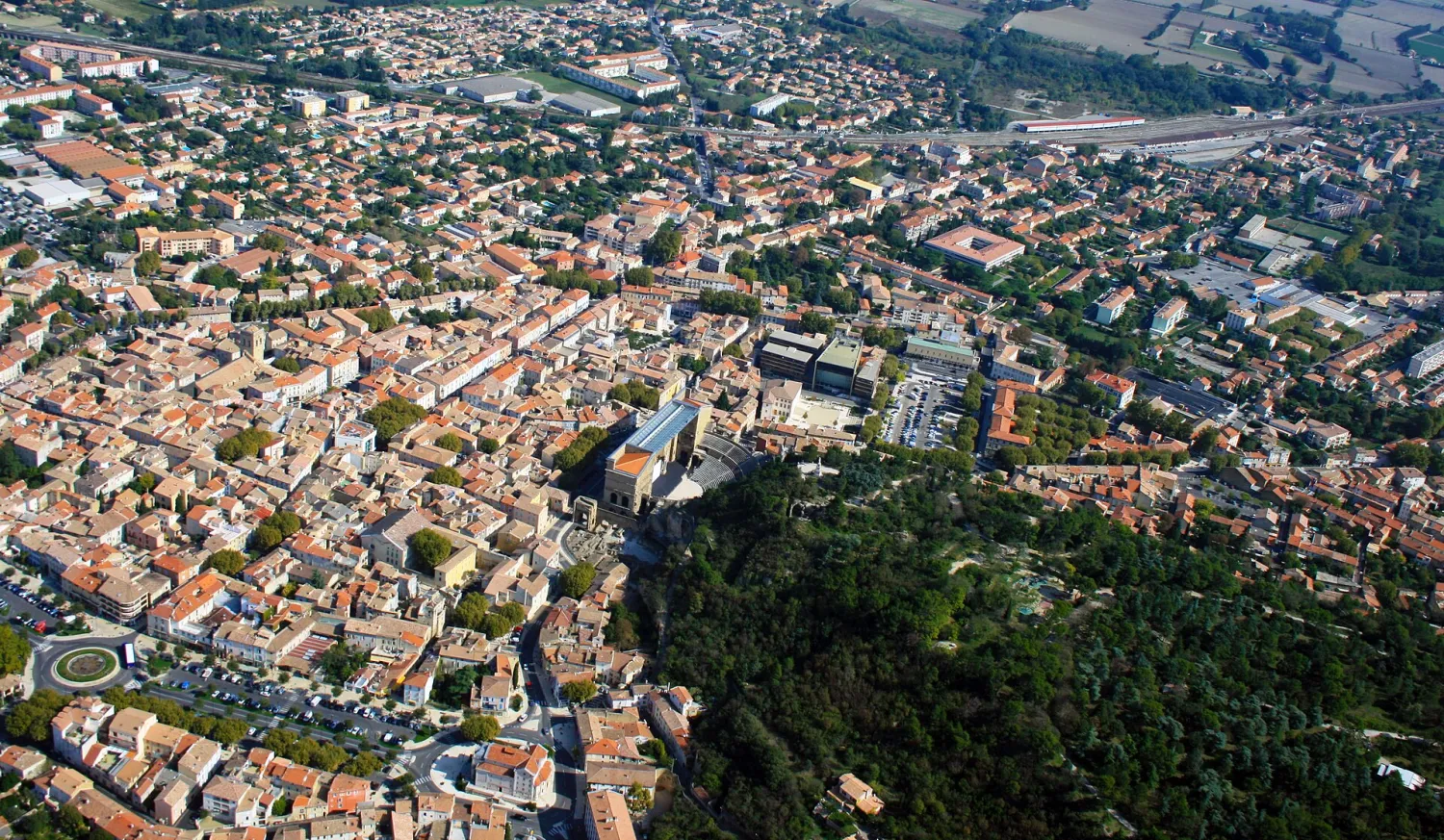 Vue de Orange (Vaucluse) — état des risques et pollutions (ERP)