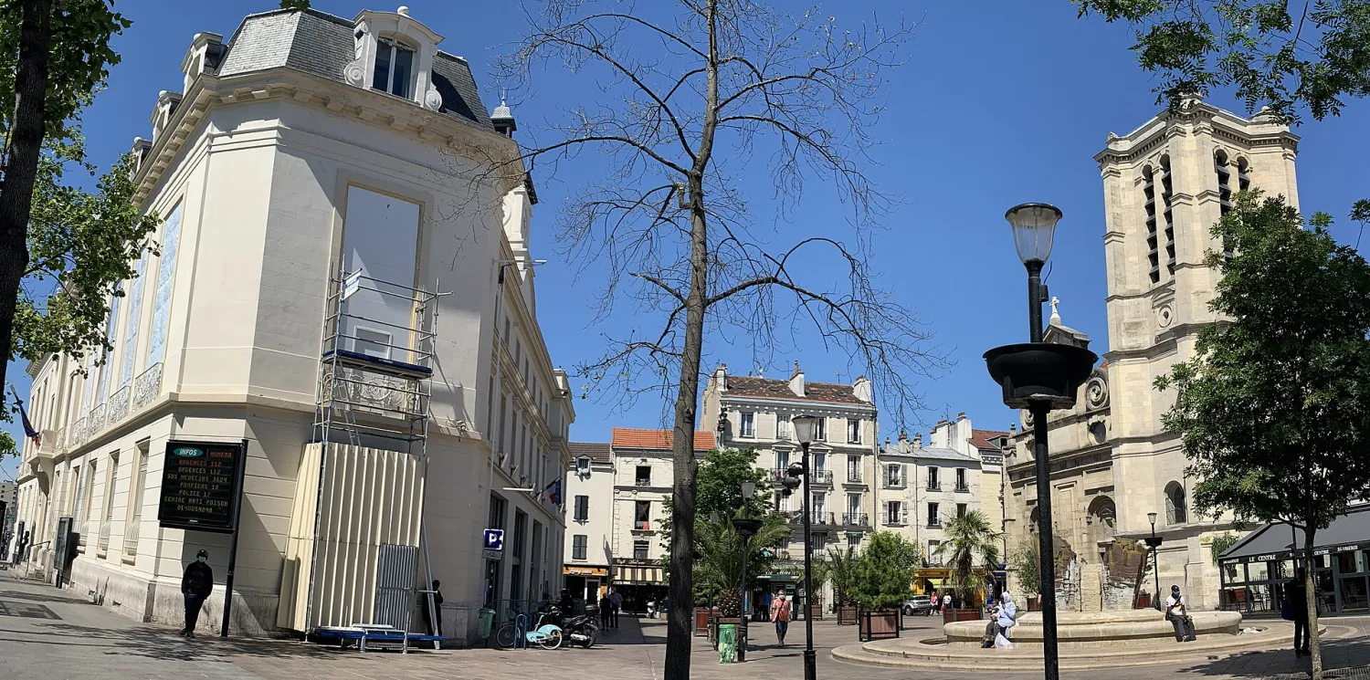 Vue de Aubervilliers (Seine-Saint-Denis) — état des risques et pollutions (ERP)