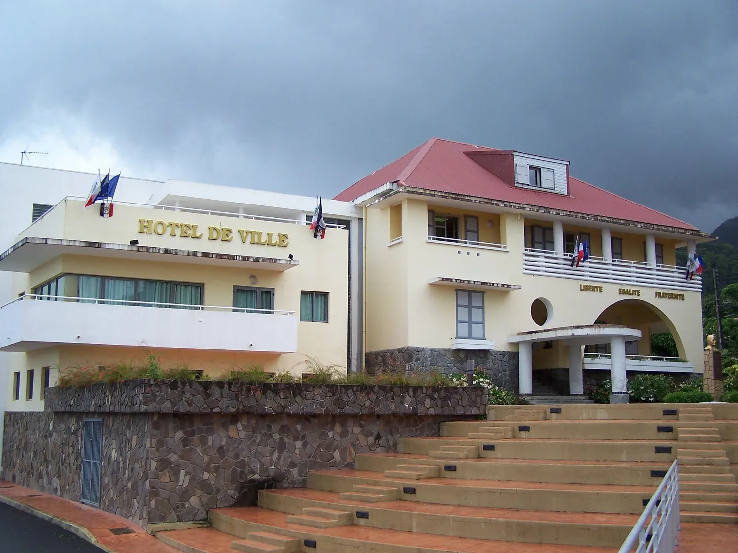 Vue de Saint-Claude (Guadeloupe) - état des risques et pollutions (ERP)